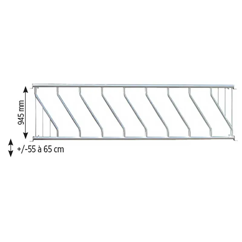 Schrägfressgitter 6 Plätze 3 m (M.B.O.G.) Mega-Angebot