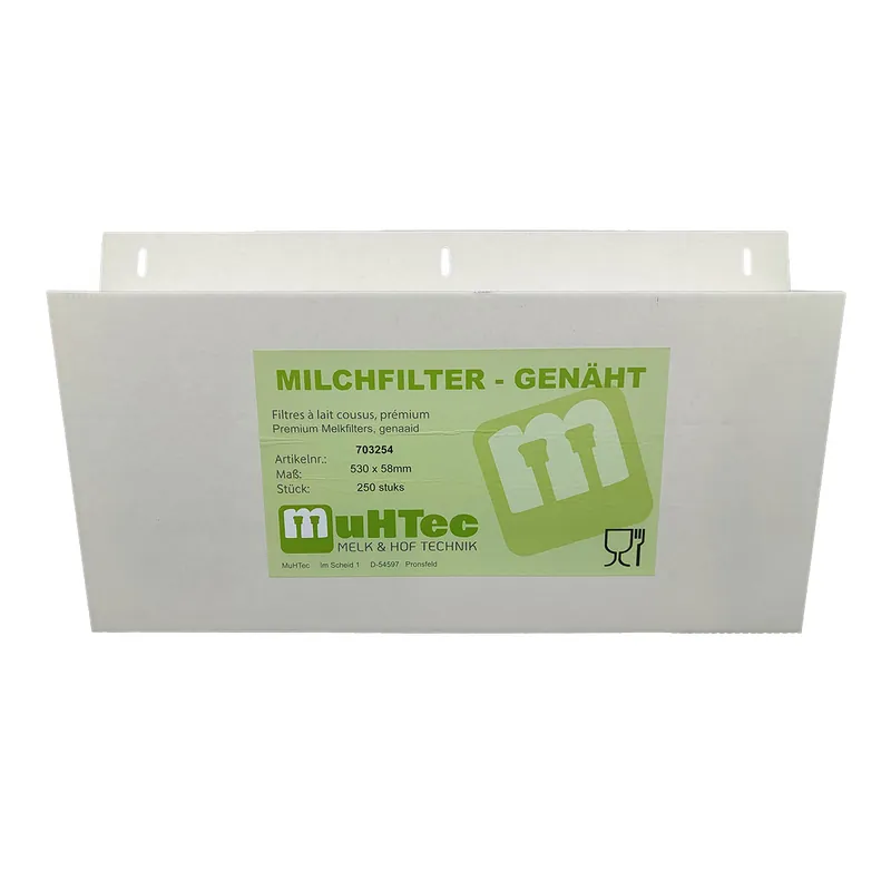 Milchfilter 530 x 58 mm, genäht (250 Stück) Preiswert