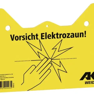 Warnschild – Vorsicht Elektrozaun! Neu Im Sortiment