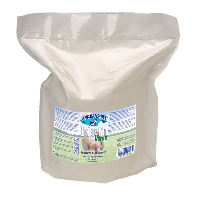 UDACLIN® Verde | feuchte Eutertücher | Refill 2 x 1000 Blatt Top-Seller