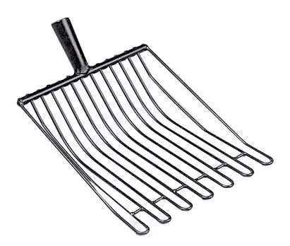 Kartoffelgabel 14 Zinken 37x32 cm ohne Stiel Preisknaller