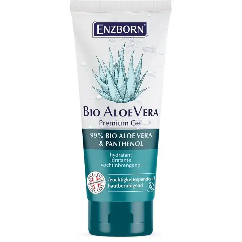 Jetzt Kaufen Bio Aloe Vera Premium Gel 100ml Tube | mit Bio-Aloe Vera und Panthenol Enzborn®