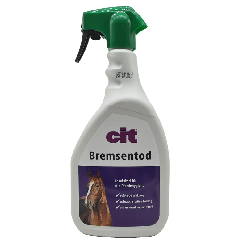 Top-Seller cit Bremsentod Fliegenspray zur Anwendung am Pferd 1 ltr.