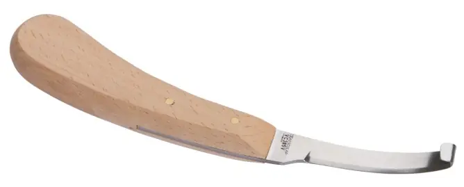 Markenware Hufmesser einschneidig, links 78mm Klinge