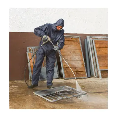 Wasch- und Regenoverall mit Kapuze Gr.M Expressversand