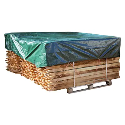 Gewebe-Abdeckplane PolyGuard 3x4 m - 210 g/m² – Planen grün UV-stabilisiert Preisreduziert