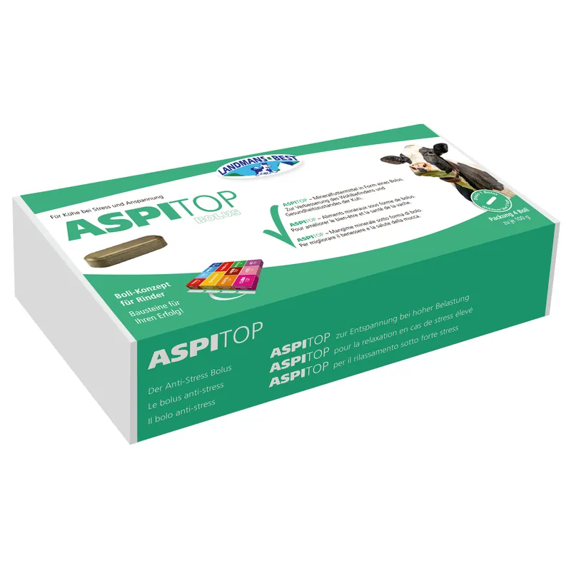 ASPITOP - Anti-Stress Bolus für Rinder (4 Boli) | LANDMANS BEST Jetzt Bestellen