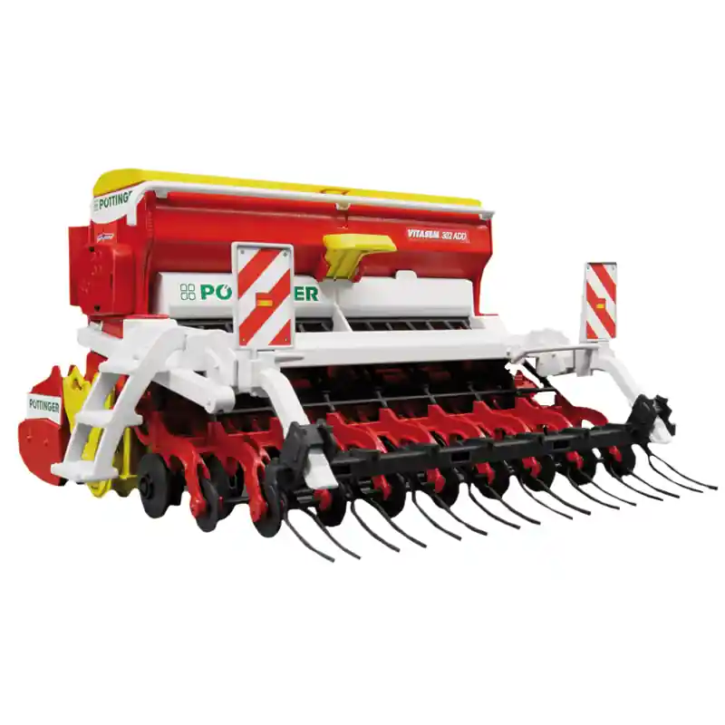 Bruder  02347 Bruder Pöttinger Vitasem 302ADD Kreiselegge-Sämaschine Profi Serie Neu