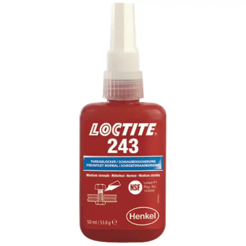 Loctite / Teroson  Loctite / Teroson Schraubensicherung Mittelfest 50 ml Flasche Neu Im Sortiment