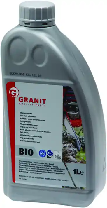 Preisknaller Granit Sägekettenhaftöl BIO 1 - 20 Liter auf pflanzlicher Basis hergestellt