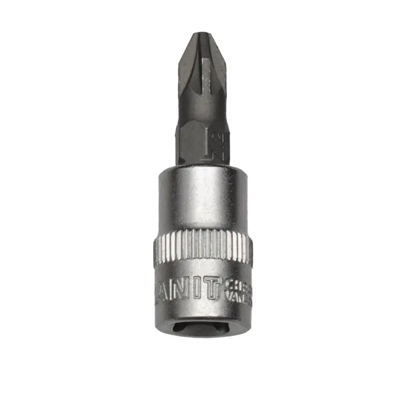 Neue Kollektion GRANIT Black Edition  1/4" Bit-Stecknuss, PZ2