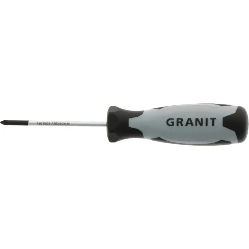 Geprüft GRANIT Black Edition Schraubendreher, PZ2