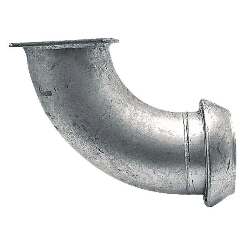 Garantierte Lieferung Granit  Bogen 90°, V-Teil 6" mit Flansch 6"