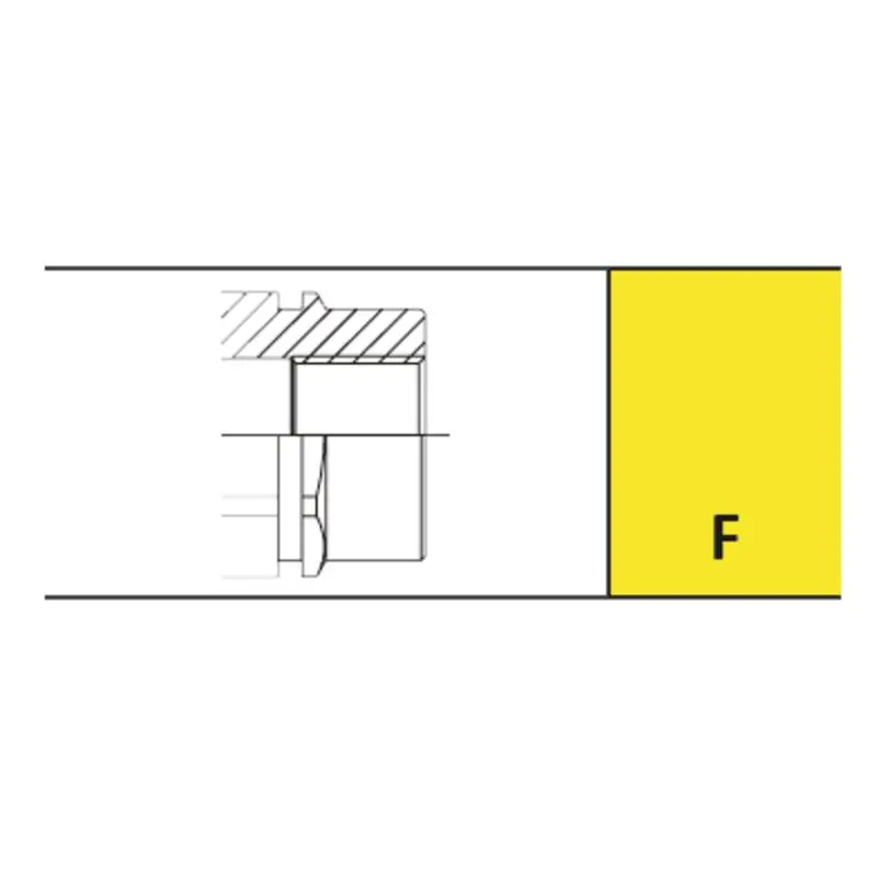 Faster  FFH08 Muffe IG 3/4" BSP Flachkupplungsmuffe FASTER Neue Ware