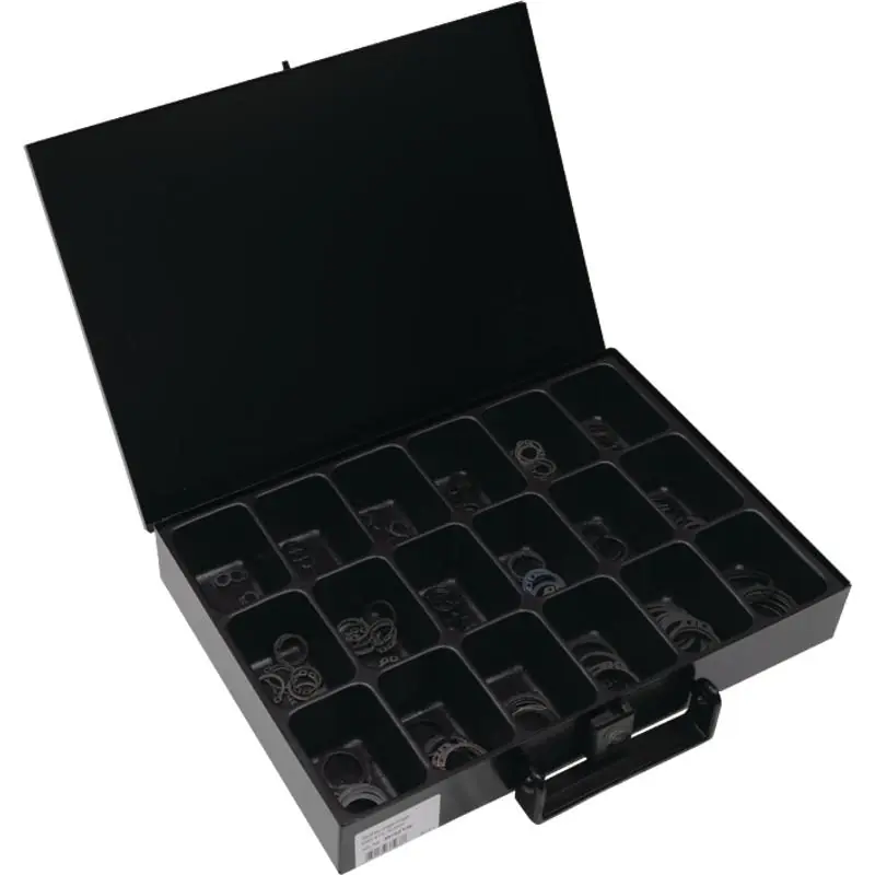 Direktkauf GRANIT Black Edition Sortiment Sicherungsringe (außen) 180-teilig