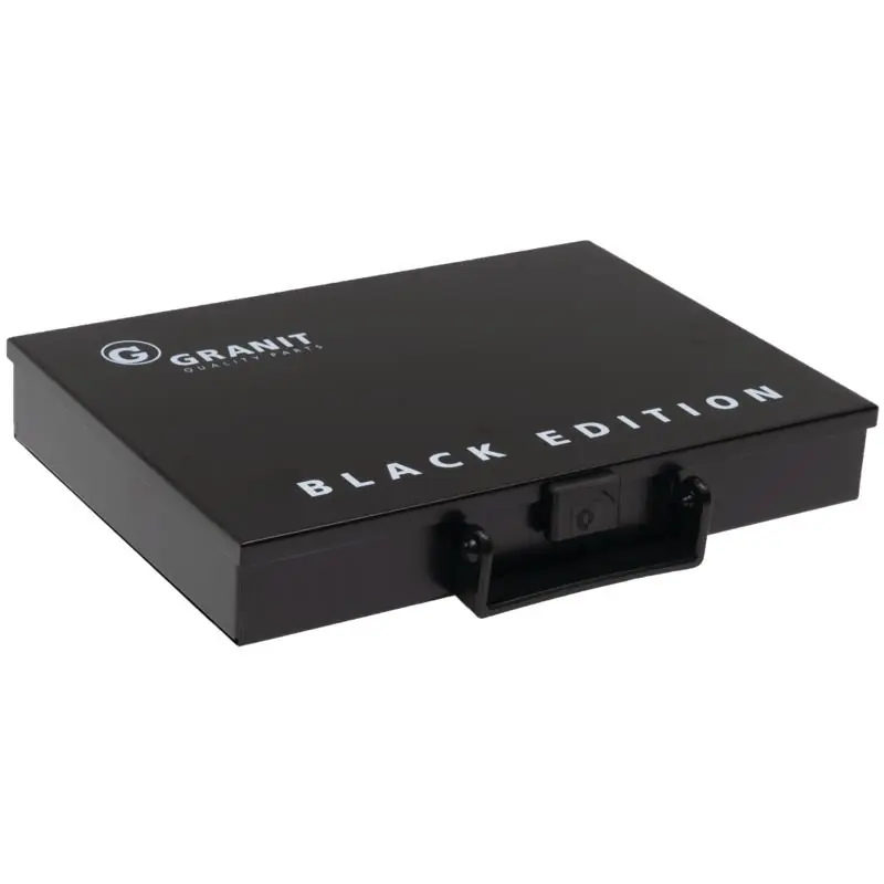Begrenztes Angebot GRANIT Black Edition  Sortimentskoffer Splinte 1351-teilig