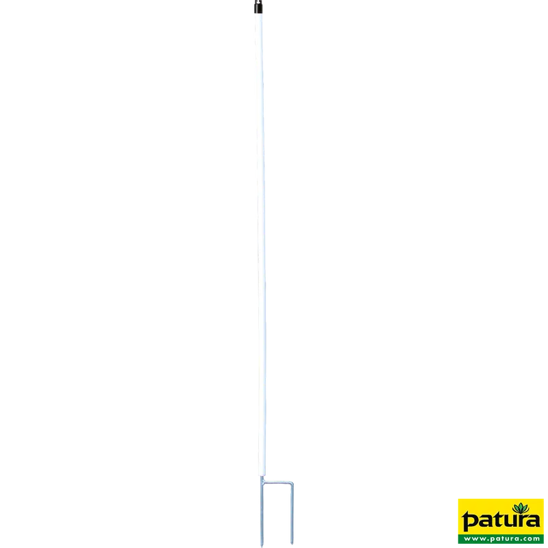 Patura  Kunststoffpfahl rund 19 mm 1,71 m, Doppelspitze, Zaunhöhe 1,50 m, 10 St. Knallerangebot
