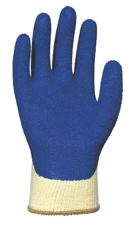 Sonderangebot Feinstrick Latex Handschuh PowerGrab, Gr 9 - blau 8 / M