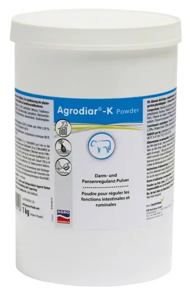 Darm- & Pansenregulanz-Pulver Agrodiar-K Powder - 1 kg 1 kg Knallerangebot