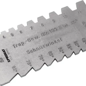 Saisonangebot TECWERK Dreh-/Gewindestahllehre Trapez-, Whitworth- und Metrischgewinde