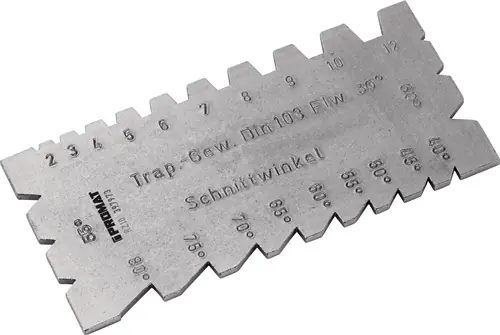 Saisonangebot TECWERK Dreh-/Gewindestahllehre Trapez-, Whitworth- und Metrischgewinde