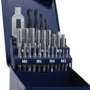 TECWERK Gewindebohrersatz M3-M12 29 teilig Begrenztes Angebot