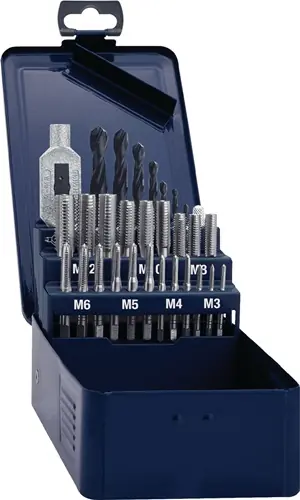 TECWERK Gewindebohrersatz M3-M12 29 teilig Begrenztes Angebot