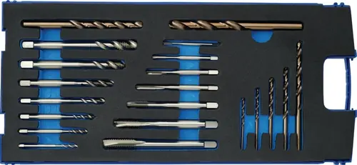 TECWERK Maschinengewindebohrersatz M3-M12 21-teilig Must-Have