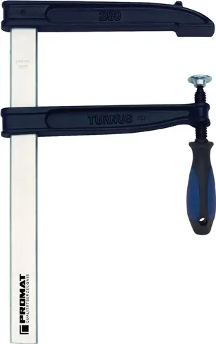 Top-Seller PROMAT Tiefspannschraubzwinge Spannweite 1000 mm Ausladung 300 mm 400 mm 35 x 11 mm