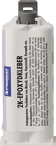 PROMAT CHEMICALS 2K-Epoxidklebstoff 50 g Doppelkartusche Wochenendangebot