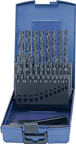 PROMAT Spiralbohrersatz Nenn- Durchmesser 6-10x0,1 mm 19 teilig (Nicht verfügbar) VA Kracherpreis