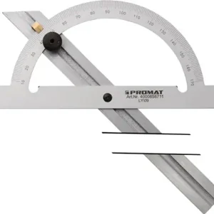 Markenware PROMAT Winkelmesser Gradbogen- Durchmesser 100 mm 100 mm