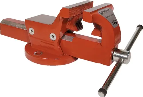 Günstig PROMAT Parallelschraubstock Backenbreite 140 mm Spannweite 200 mm mit Rohrspannbacken 120 mm