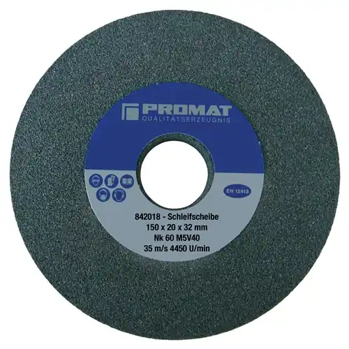 PROMAT Schleifbockscheibe Durchmesser 150xB25x32mm 60 125 mm (Nicht verfügbar) 36 Angebot