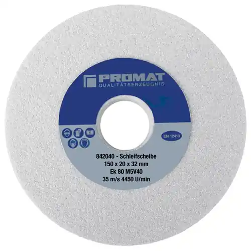 Begrenztes Angebot PROMAT Schleifbockscheibe Durchmesser 150xB20x32mm 80 125 mm 32 mm