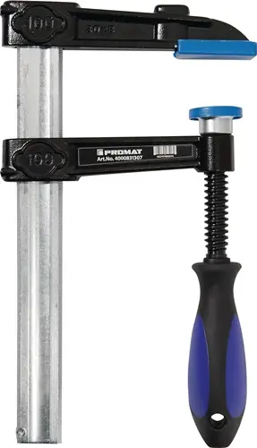Echt PROMAT Temperguss-Schraubzwinge Spannweite 400 mm Ausladung 175 mm 120 mm (Nicht verfügbar) bis zu 6000 N