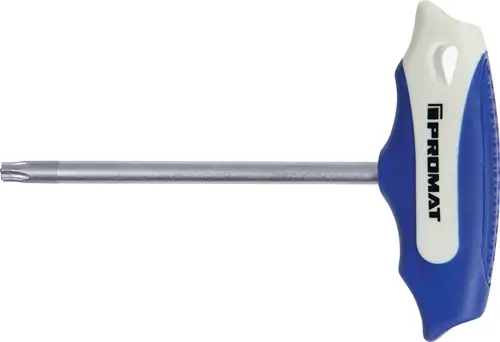 Preisreduziert PROMAT Schraubendreher mit Quergriff T 27x100mm 2-Komponentengriff