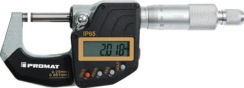 PROMAT Bügelmessschraube 0-25 mm 0-25 mm Jetzt Kaufen