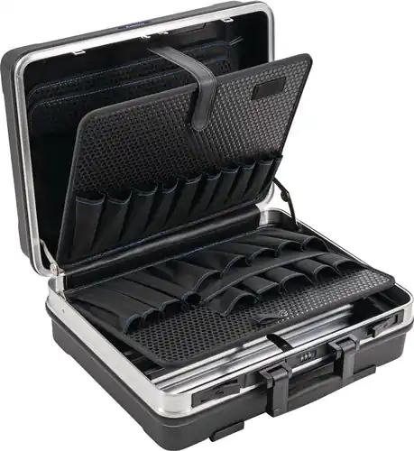 PROMAT Schalenkoffer B500xT200xH420mm mit Werkzeugtaschen Knallerangebot