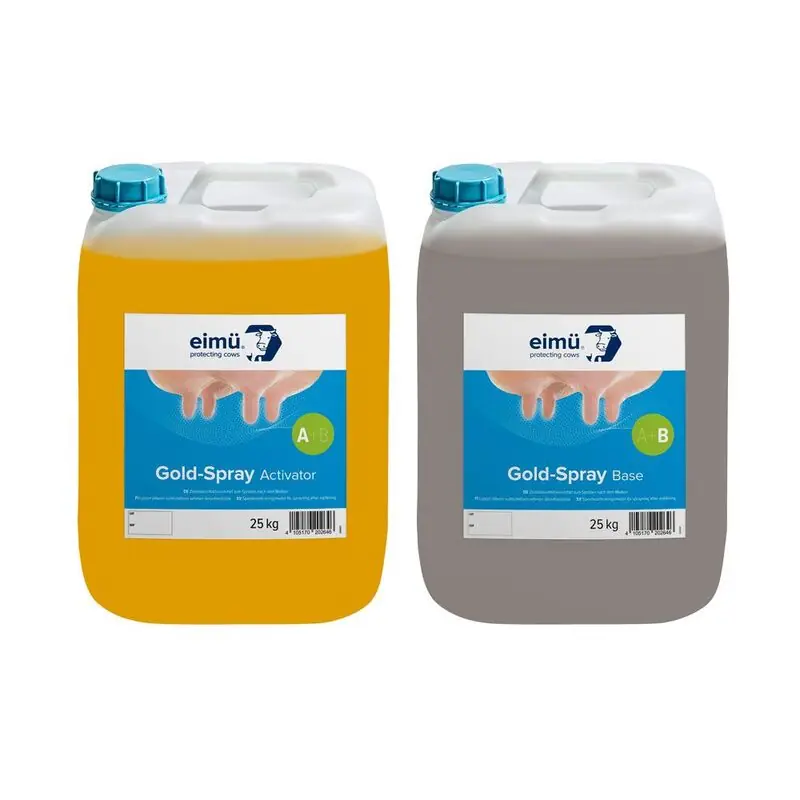 Sonderaktion eimü Dippmittel-Set Gold-Spray - 2x 25 kg