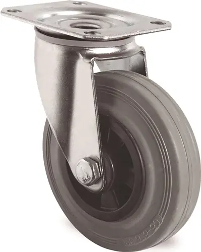 Neu Im Sortiment TECWERK Lenkrolle Rad- Durchmesser 80 mm Tragfähigkeit 70 kg