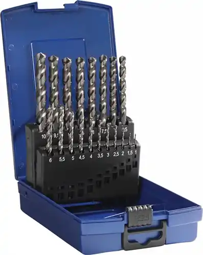 Schneller Versand TECWERK Spiralbohrersatz Nenn- Durchmesser 1-10x0,5 mm
