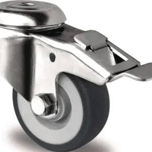 Garantierte Lieferung PROMAT Lenkrolle mit Totalfeststeller Rad- Durchmesser 50 mm Tragfähigkeit 50 kg Gleitlager 70 mm