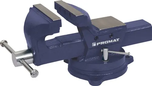 PROMAT Gußschraubstock Backenbreite 100 mm Spannweite 104 mm Eisenguss (Sphäroguss) Bestpreis