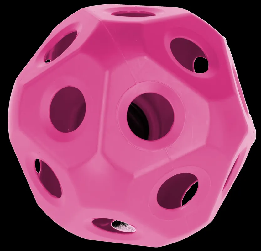 HeuBoy Futterspielball für Kälber und Pferde blau Finale Aktion