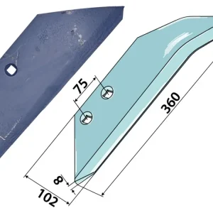 Industriehof® Scharflügel links/rechts 360 mm, für Grubber Rabe Garantierte Lieferung
