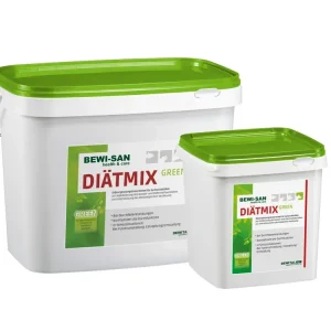 Heißes Angebot BEWI-SAN Diätmix Green zur Stabilisierung des Wasser-und Elektrolythaushalts und zur Unterstützung der physiologischen Verdauung von Kälbern Pulver