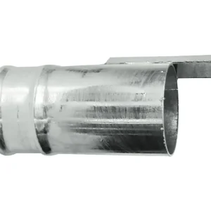 Hücobi Schlauchendstück "Perrot", 220 mm, verzinkt, mit seitlichem Winkeleisen Expressversand