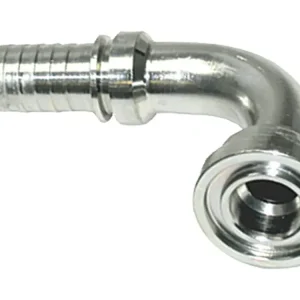 Markenprodukt SAE-Flanschnippel "SFL 3000 PSI", leicht, 90 °, Stahl