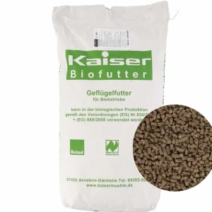 Kaiser B-LAK 100 pelletiertes Alleinfutter für Legehennen für Ökobetriebe geeignetes Legehennenfutter Ausverkauf